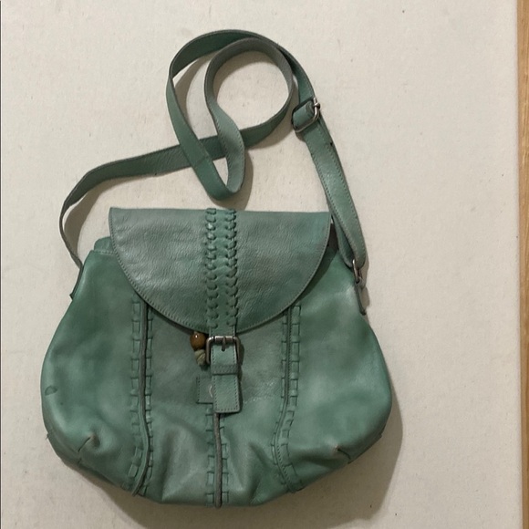 latico Handbags - Latino Elegant Green Leather Shoulder Bag Bucket Bag women large boho Y2K office